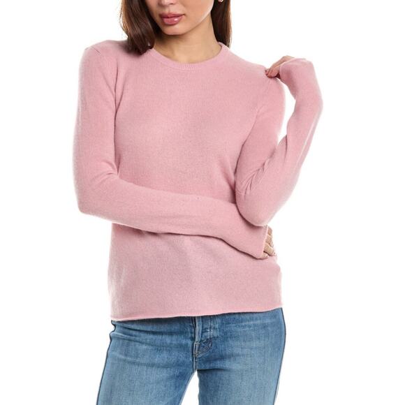 ATM Cashmere Crewneck Sweater Lightweight Luxury Casual Wardrobe Sz S New